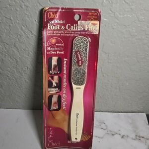 New Checi Coarse Nickel Foot & Callus File.